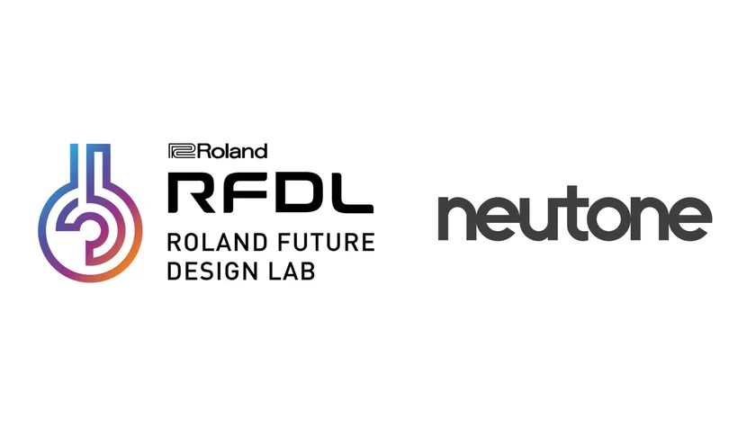 Roland Future Design Labのロゴ(左)とNeutoneのロゴ(右)