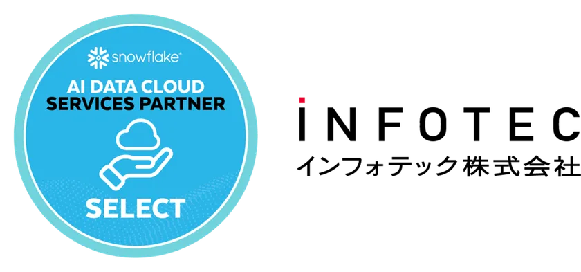 インフォテック、Snowflake「SELECT」パートナーに認定