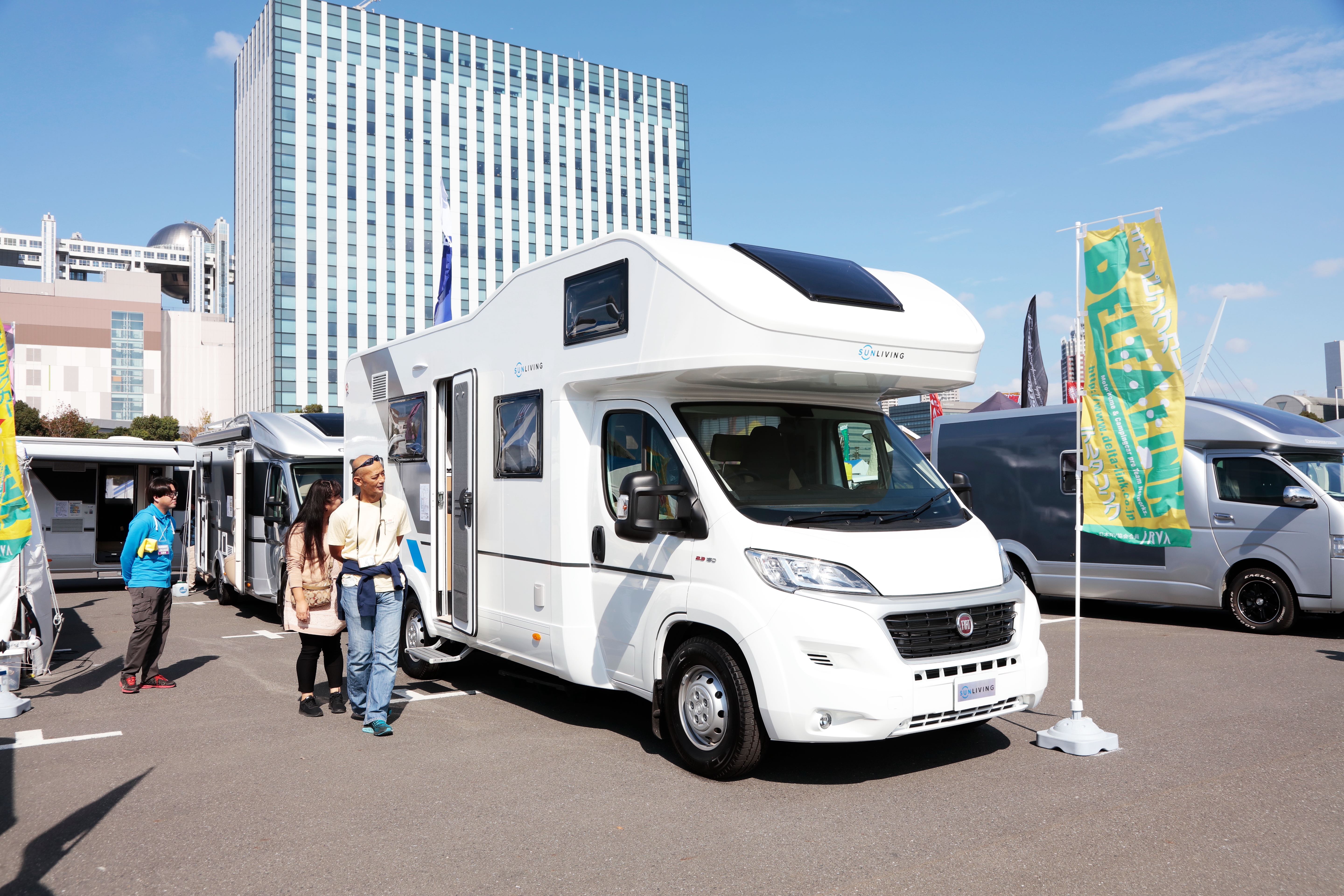 まもなく開催！キャンピングカー約150台が大集合『お台場キャンピングカーフェア2025』11月22日・23日開催