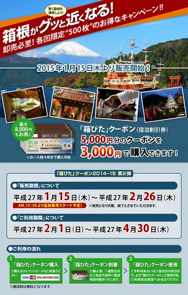 「箱ぴた」クーポン詳細