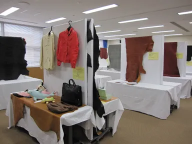 エコレザー展示状況
