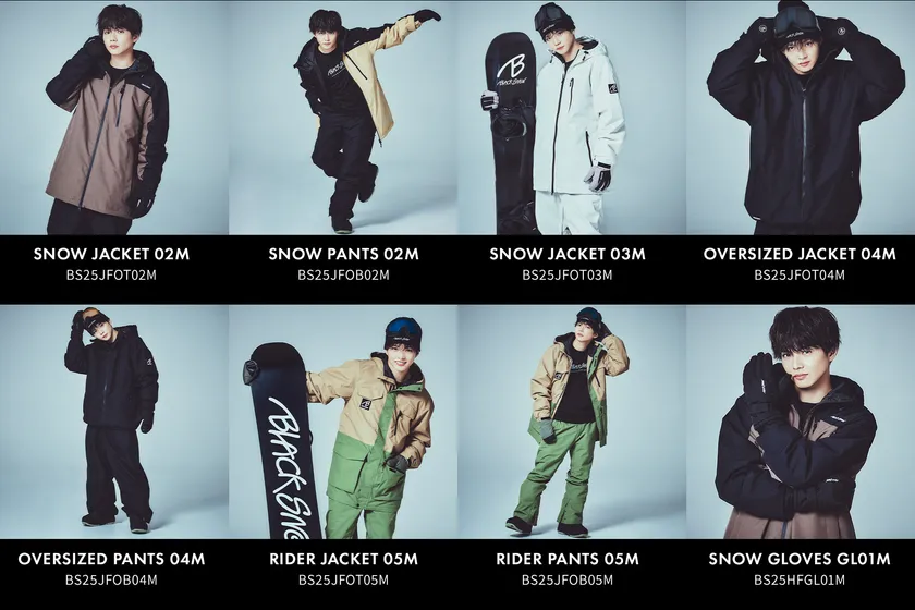 充実したラインナップで迎えるBLACK SNOW(ブラックスノー)1stコレクション(1)