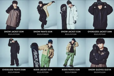 充実したラインナップで迎えるBLACK SNOW(ブラックスノー)1stコレクション(1)