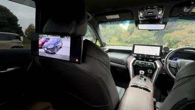 家族で楽しむ車内