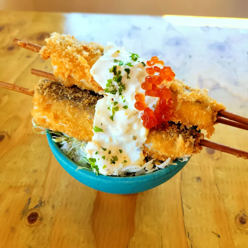 ジャーマン・スープレックスドン~カマス棒串刺しタルタル丼~