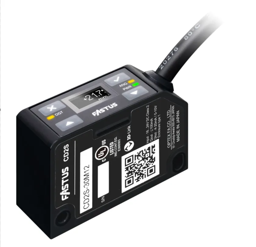 有機EL搭載コンパクトレーザ変位センサ「FASTUS CD2Sシリーズ」