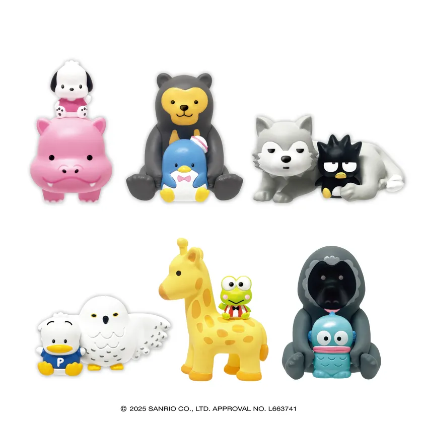 はぴだんぶい 天王寺動物園コラボフィギュア全6種