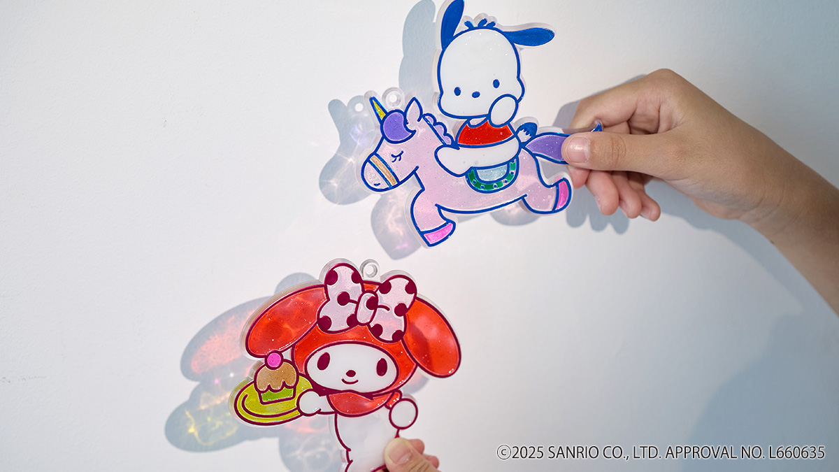 おうちで知育×アート体験！ ステンドグラス風チャームが手軽に作れる