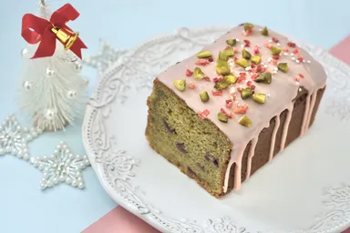 ウィンターピスタチオパウンドケーキ