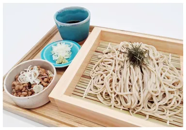 新そば 常陸秋そばの納豆ざるそば