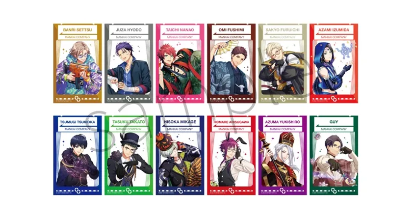 コラボオリジナルフレーム トレーディングクリアカード【秋組・冬組】(全12種)