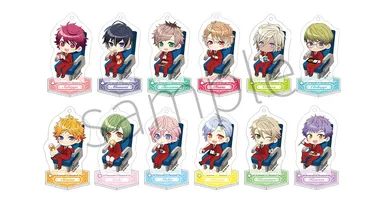 トレーディングアクリルスタンドキーホルダー【春組・夏組】(全12種)