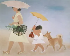 小倉遊亀「径」_東京藝術大学所蔵