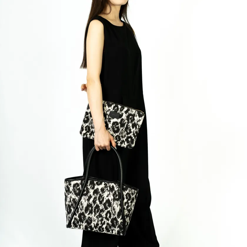 ジャガードトートバッグ ミニ