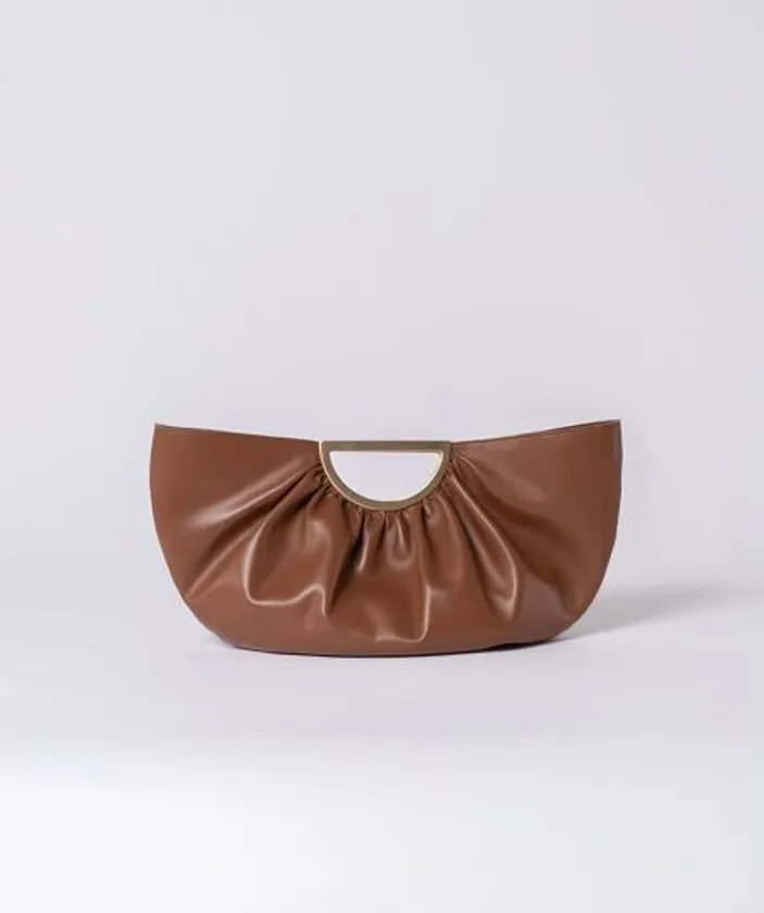 ギャザークラッチバッグ