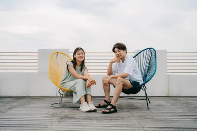 アカプルコチェア ベランダにて_2