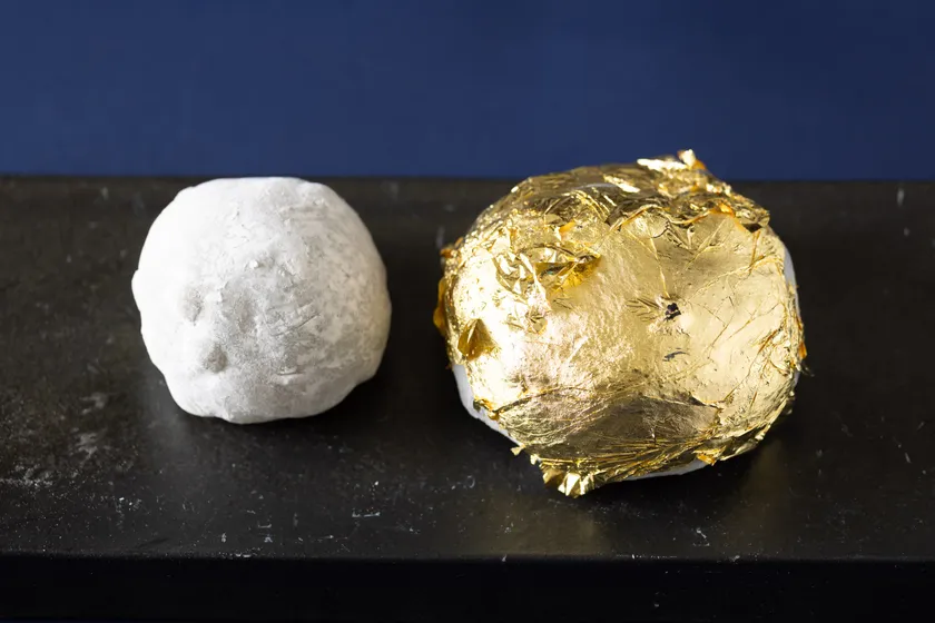 元祖いちご豆大福との大きさ比較