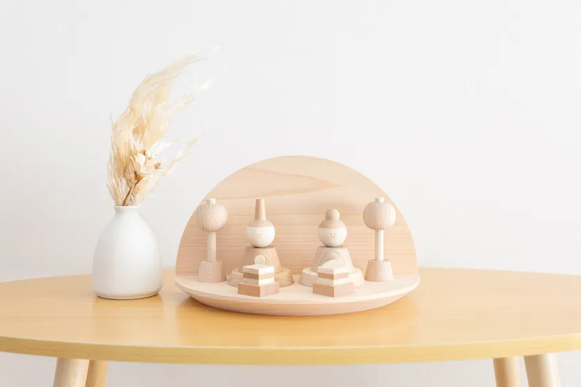 ～半月雛飾り～