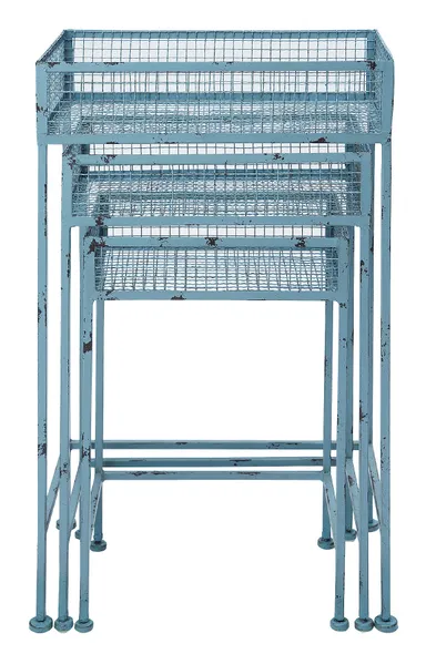 スリムバスケットスタンド3点セット　収納時