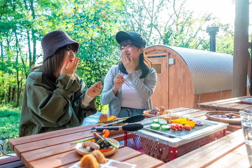 視線を気にせず華やぐBBQ