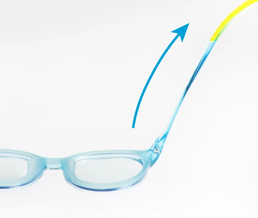 弾力のあるテンプル