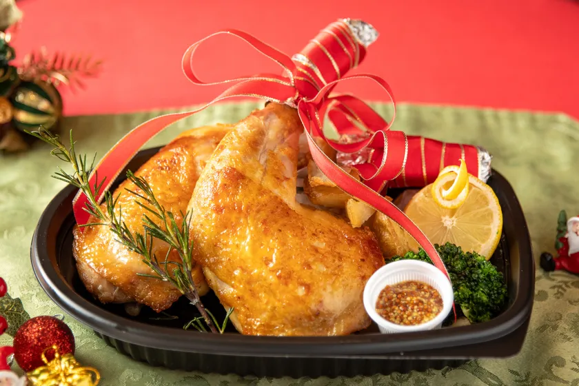 骨付き清流鶏のローストチキン