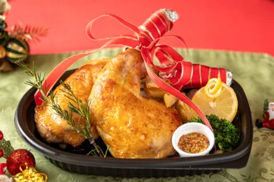 骨付き清流鶏のローストチキン