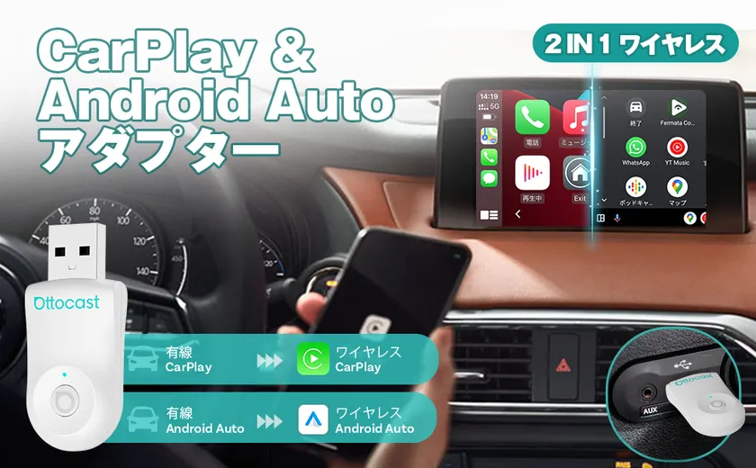 OTTOCAST MINI ワイヤレス化アダプター