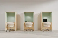 BOXデスク：ピスタチオグリーン