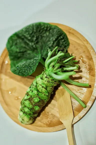 わさびと葉わさび