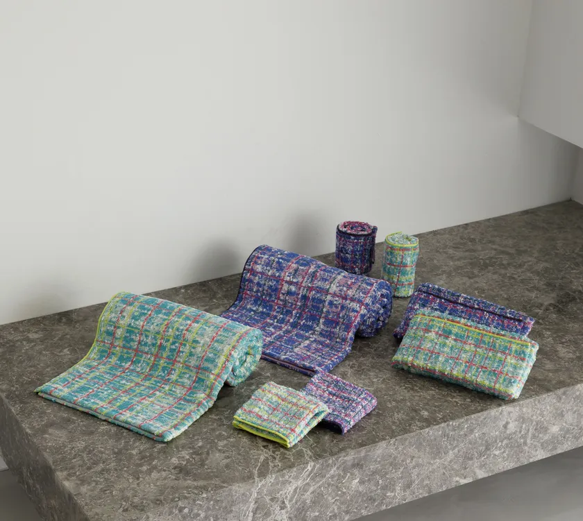 ラディ　鮮やかなツイード調チェック柄