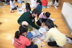 小学生対象クリスマスオーナメント制作　1