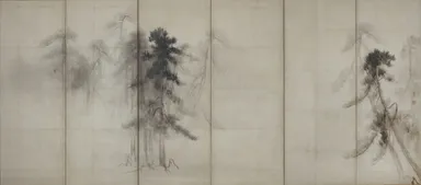 11. 松林図屏風_右隻