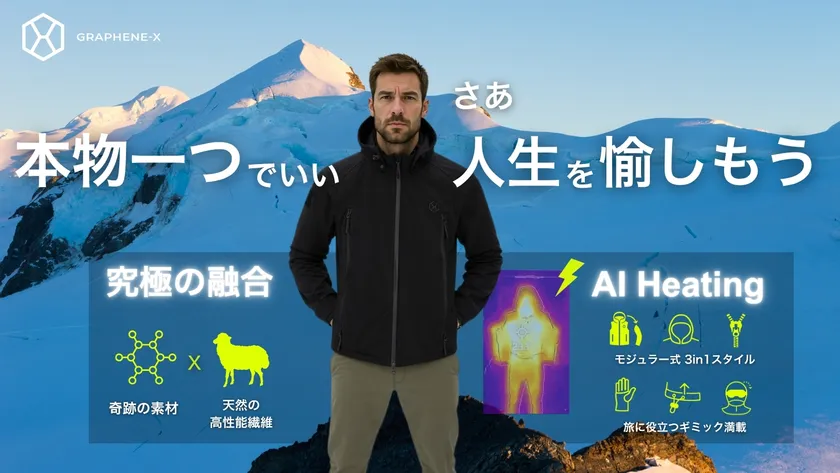 先端技術・精巧設計・融合素材で全天候対応!これ一つでOKの男心くすぐるライフギア