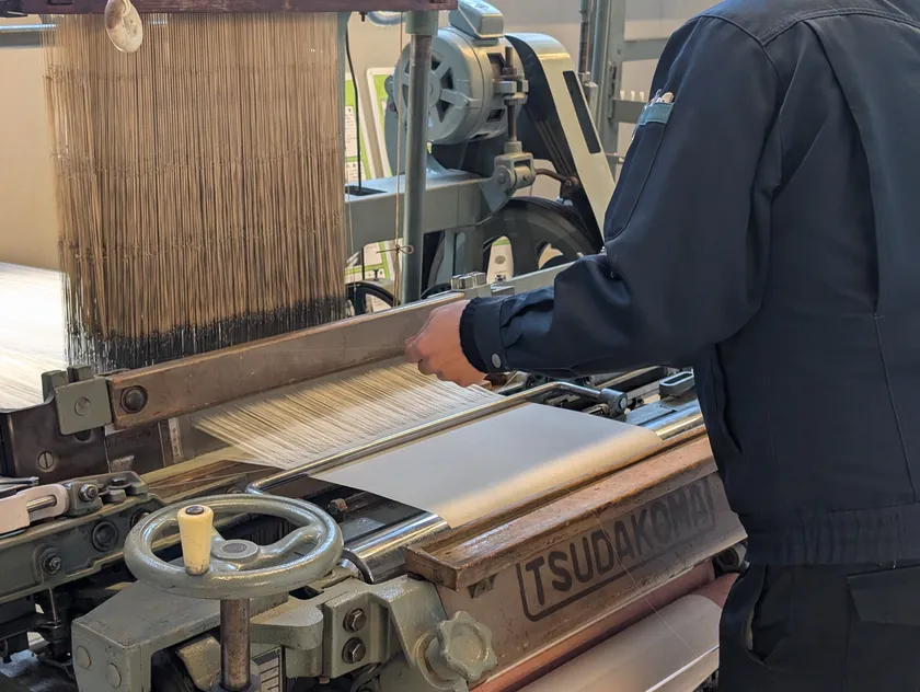 丹後ちりめん織機2