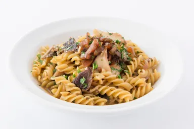 茸とエシャロットパスタ