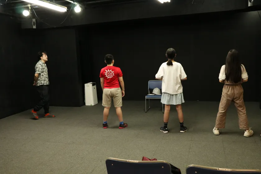 えんげきクラブ練習中