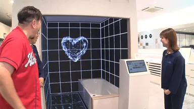 最先端の浴室展示にびっくり