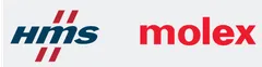 HMS NetworksとMolex Industrial Solutions事業部(ロゴ)