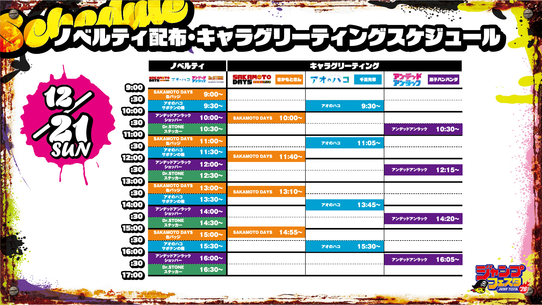 ジャンプフェスタ2026 トムス／セガ フェイブ合同ブース情報解禁