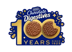 マクビティ100周年記念ロゴ