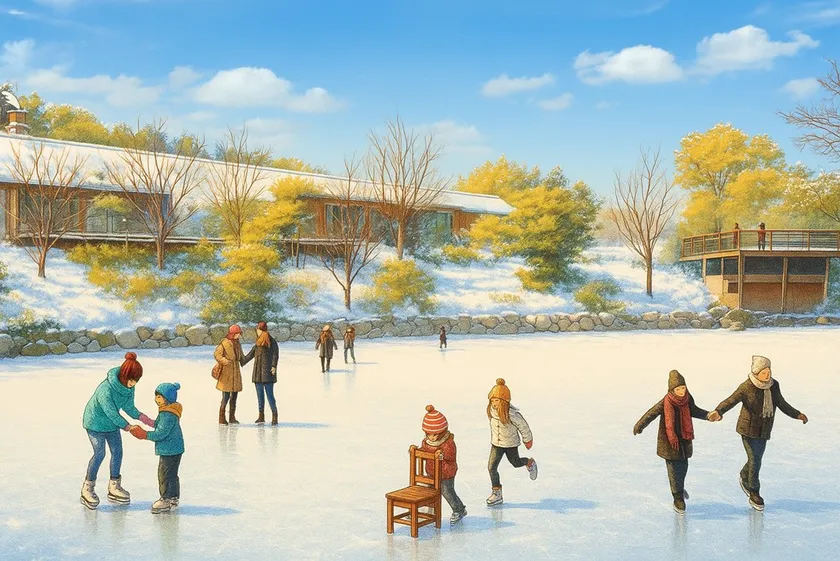 道の駅四季の郷公園 「AOZORA ICE PARK」