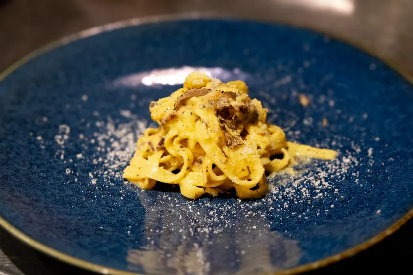 カルボナーラとトリュフ