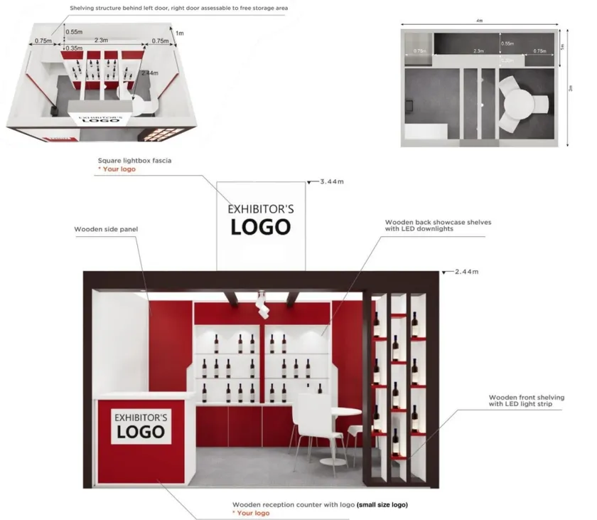 PREMIUMTURNKEYSTAND12平米