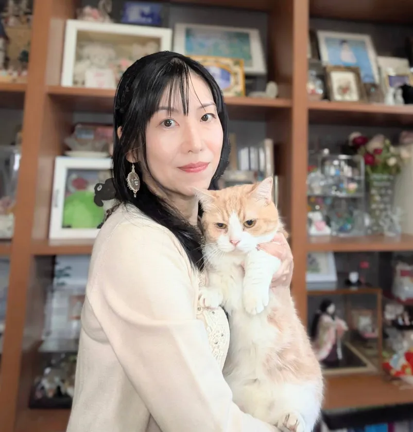 髙木洋恵と愛猫