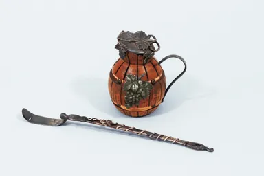 茶入《豊穣》、茶杓《アビニオン》昭和38年(1963)