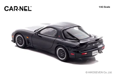 1/43 マツダ RX-7 Type RZ (FD3S) 1998 Brilliant Black：左後