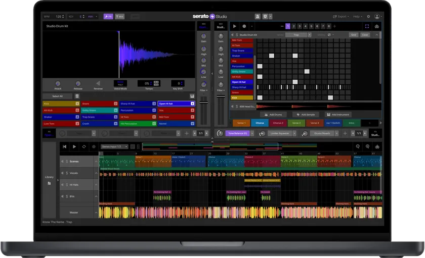 Serato Studio画面