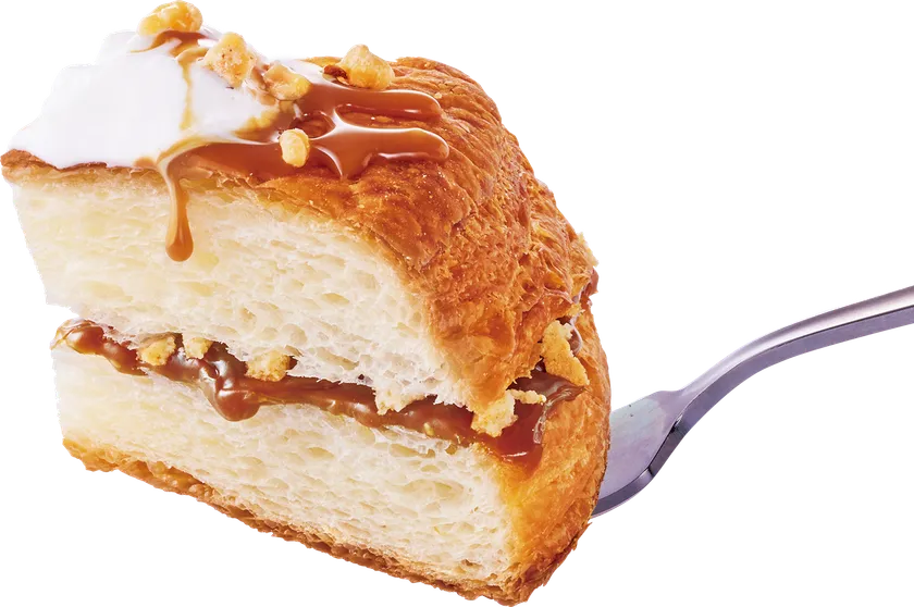 「シロノワール クルミッ子」ワンカット