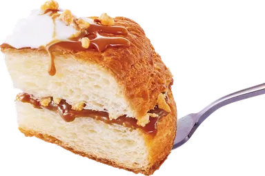 「シロノワール クルミッ子」ワンカット